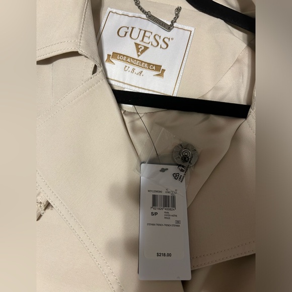 Pearl Long Trench Coat in Size S. - Picture 5 of 7